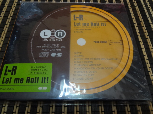 L-R ( エルアール ) 黒沢健一 黒沢秀樹 木下裕晴 / 全曲シングルカットをコンセプトのアルバム [ Let me Roll it! ] CD_画像1