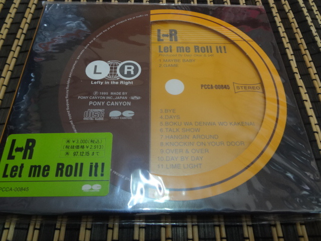 L-R ( エルアール ) 黒沢健一 黒沢秀樹 木下裕晴 / 全曲シングルカットをコンセプトのアルバム [ Let me Roll it! ] CD_画像2