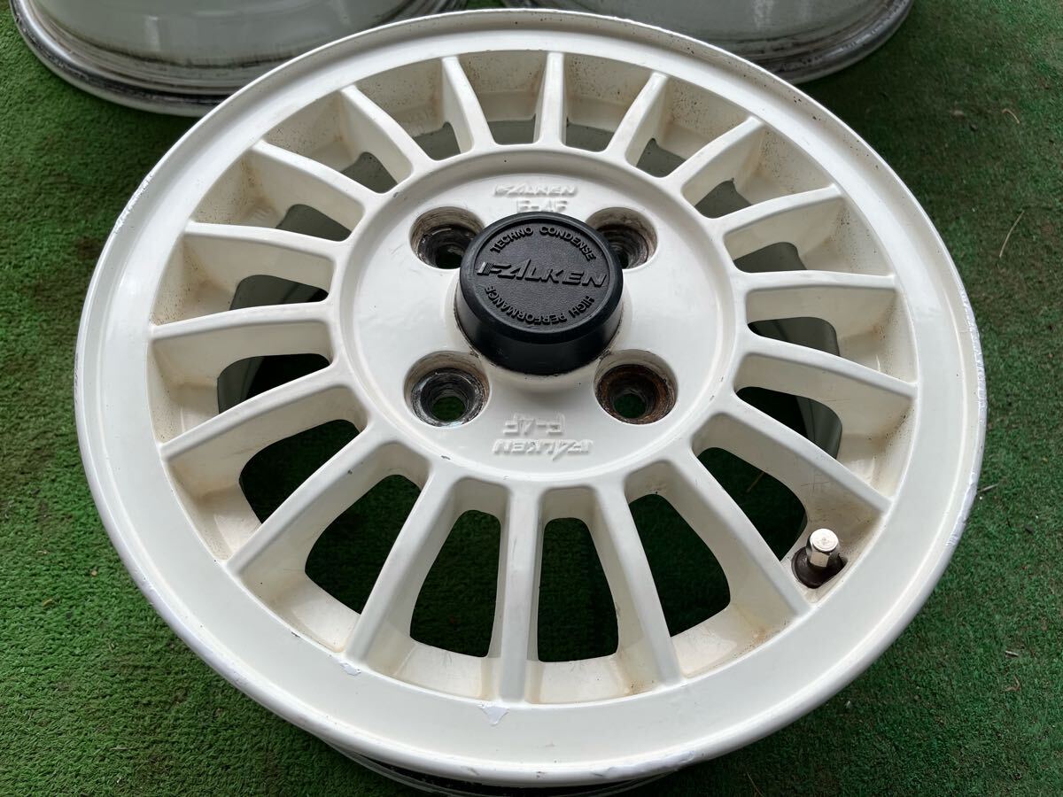 舊軽サイズ！　FALKEN F-4F 4.5J-12 ＋40 pcd100 4H アルト、ミラ、等