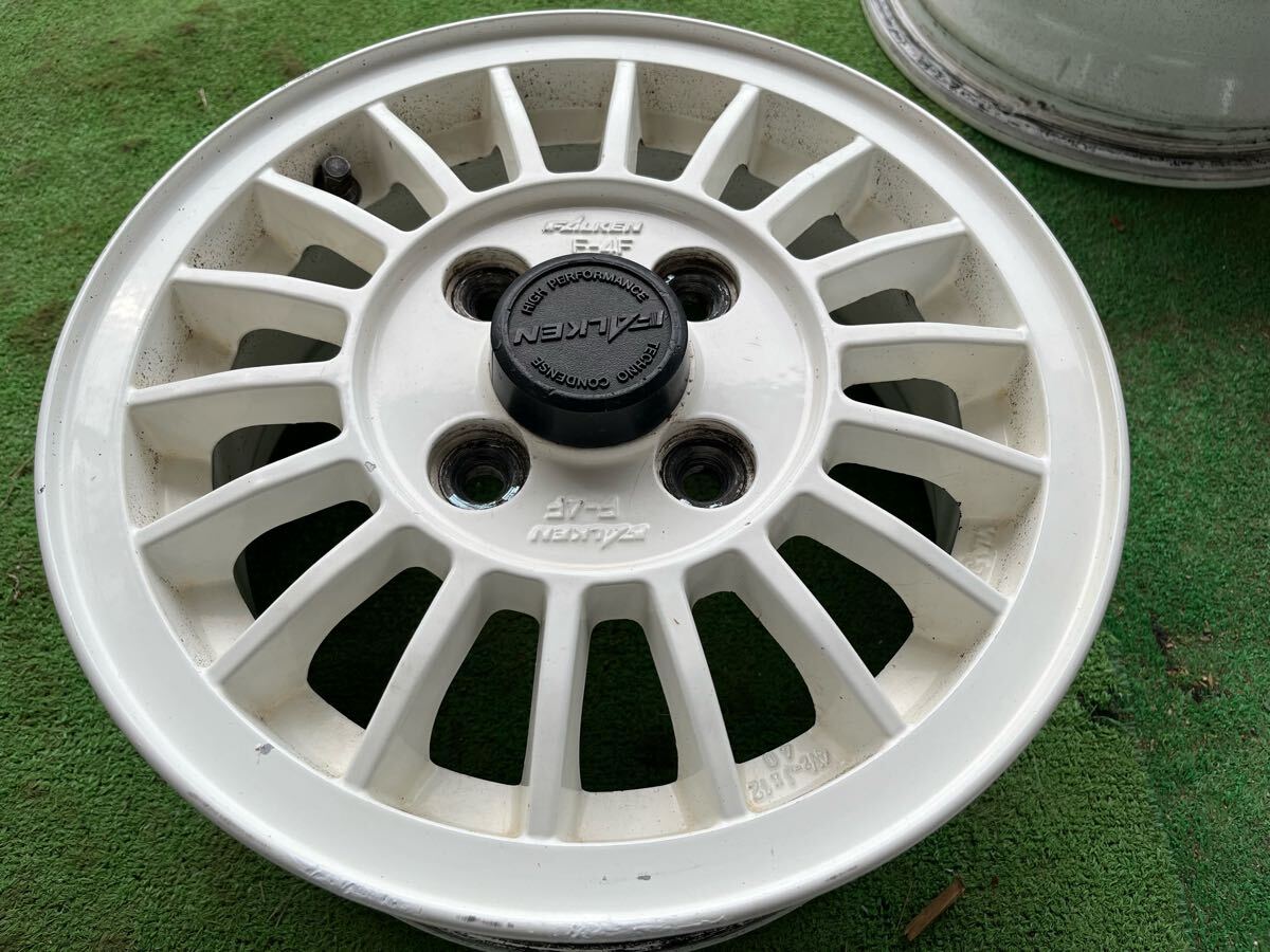 舊軽サイズ！　FALKEN F-4F 4.5J-12 ＋40 pcd100 4H アルト、ミラ、等
