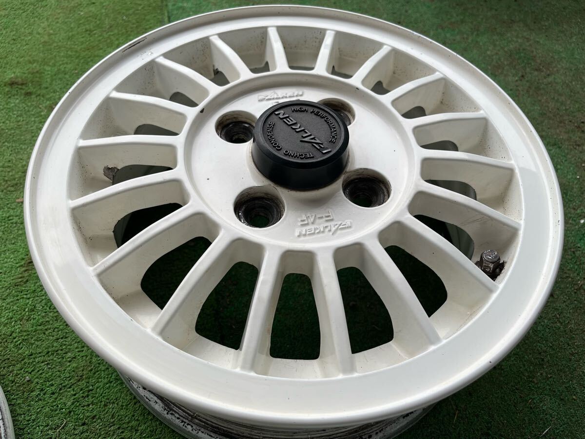 舊軽サイズ！　FALKEN F-4F 4.5J-12 ＋40 pcd100 4H アルト、ミラ、等