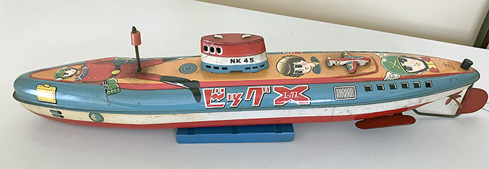 ビッグX ブリキのおもちゃ 潜水艦 手塚治虫(船、ボート)|売買 ビッグX ブリキのおもちゃ 潜水艦 手塚治虫(船、ボート)|売買