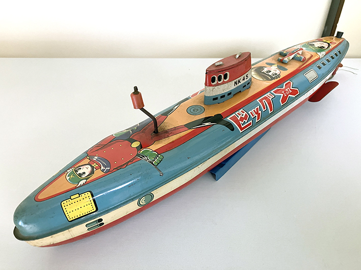 ビッグX ブリキのおもちゃ 潜水艦 手塚治虫(船、ボート)|売買 ビッグX ブリキのおもちゃ 潜水艦 手塚治虫(船、ボート)|売買