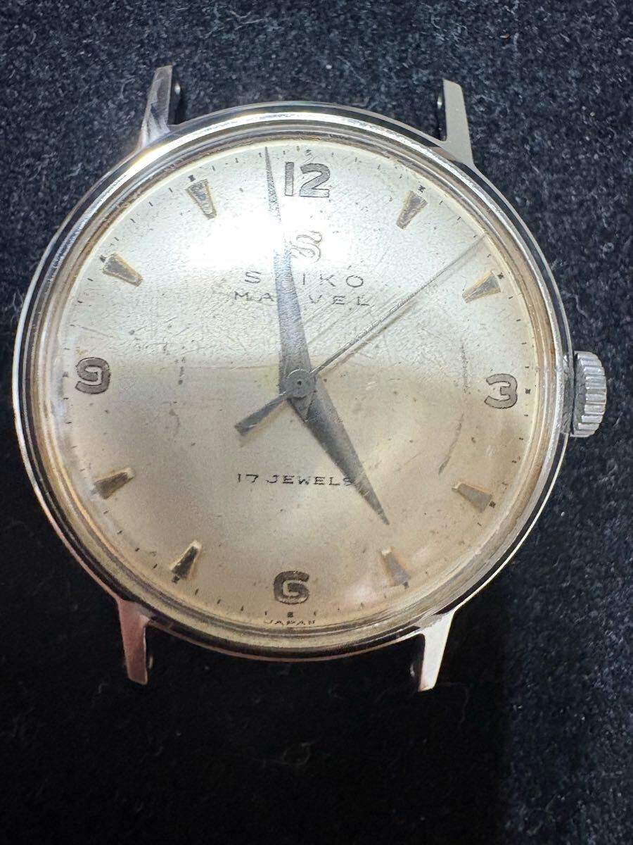 稼働品 SEIKO セイコー MARVEL マーベル 13048 手巻き 腕時計