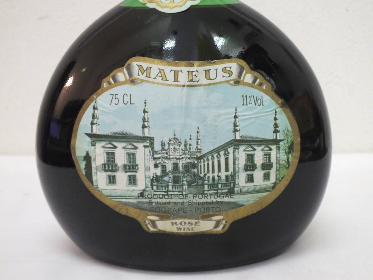 ☆サントリー MATEUS ROSE マテウスロゼ 古酒 ヴィンテージ 未開 ☆サントリー MATEUS ROSE マテウスロゼ 古酒 ヴィンテージ 未開
