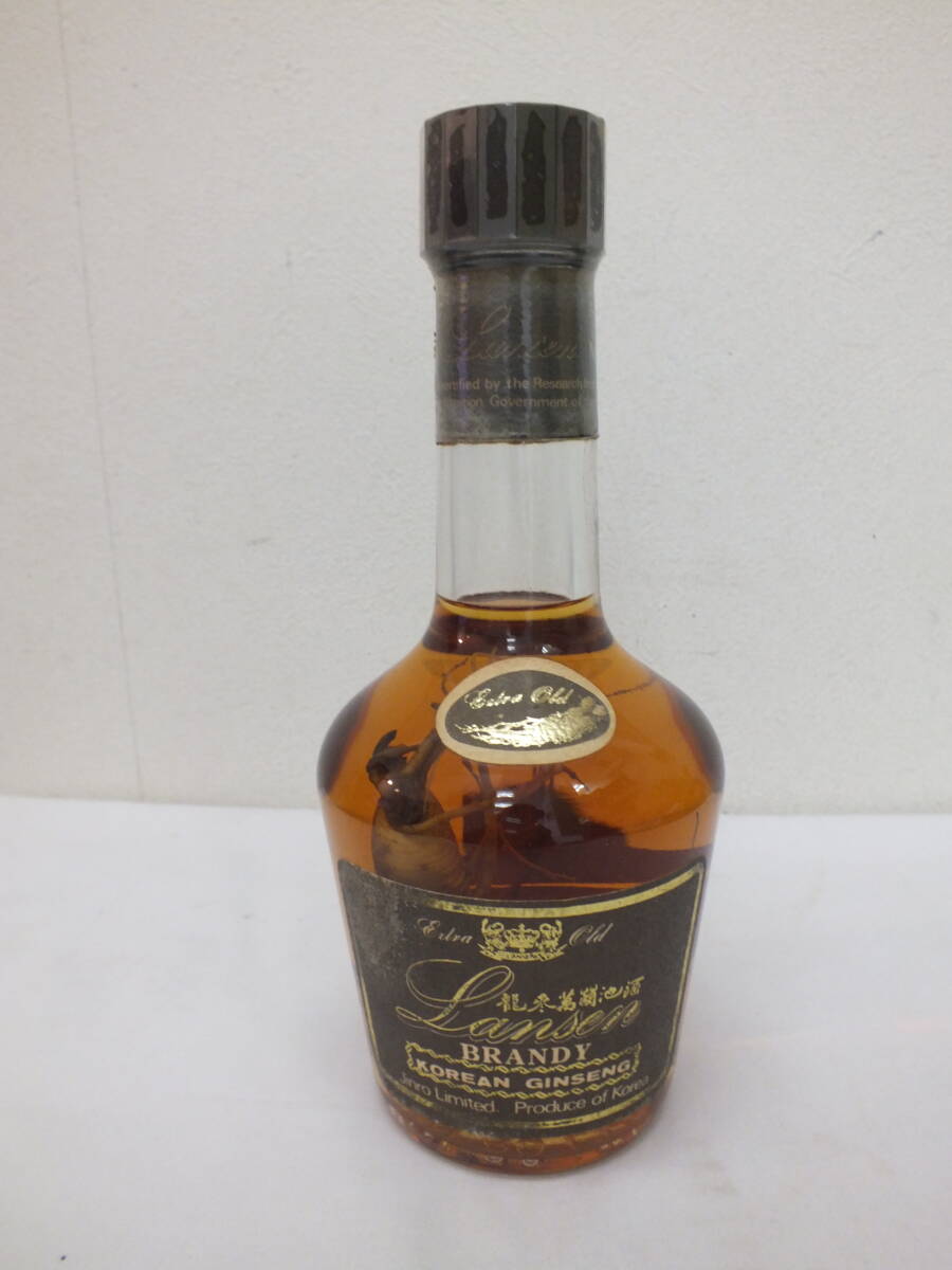 ☆希少 未開栓 高麗人参酒 BRANDY KOREAN GINSENG Lansen JINRO ☆希少 未開栓 高麗人参酒 BRANDY KOREAN GINSENG Lansen JINRO