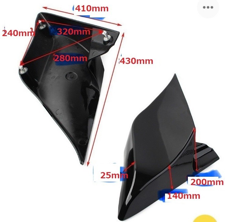 harley用 Touring ツーリング ストレッチサイドカバー 2009-2023 黒　【har-sad-08-a】_画像3