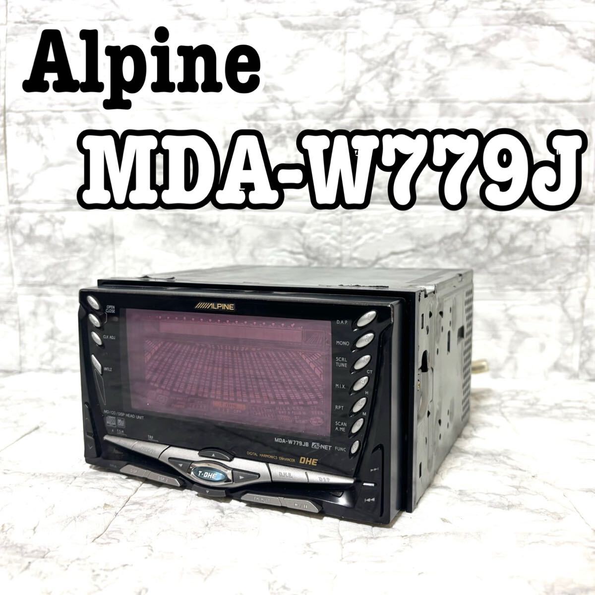 1円スタート 現状品】ALPINE アルパイン MDA-W779JB DSP/EQ