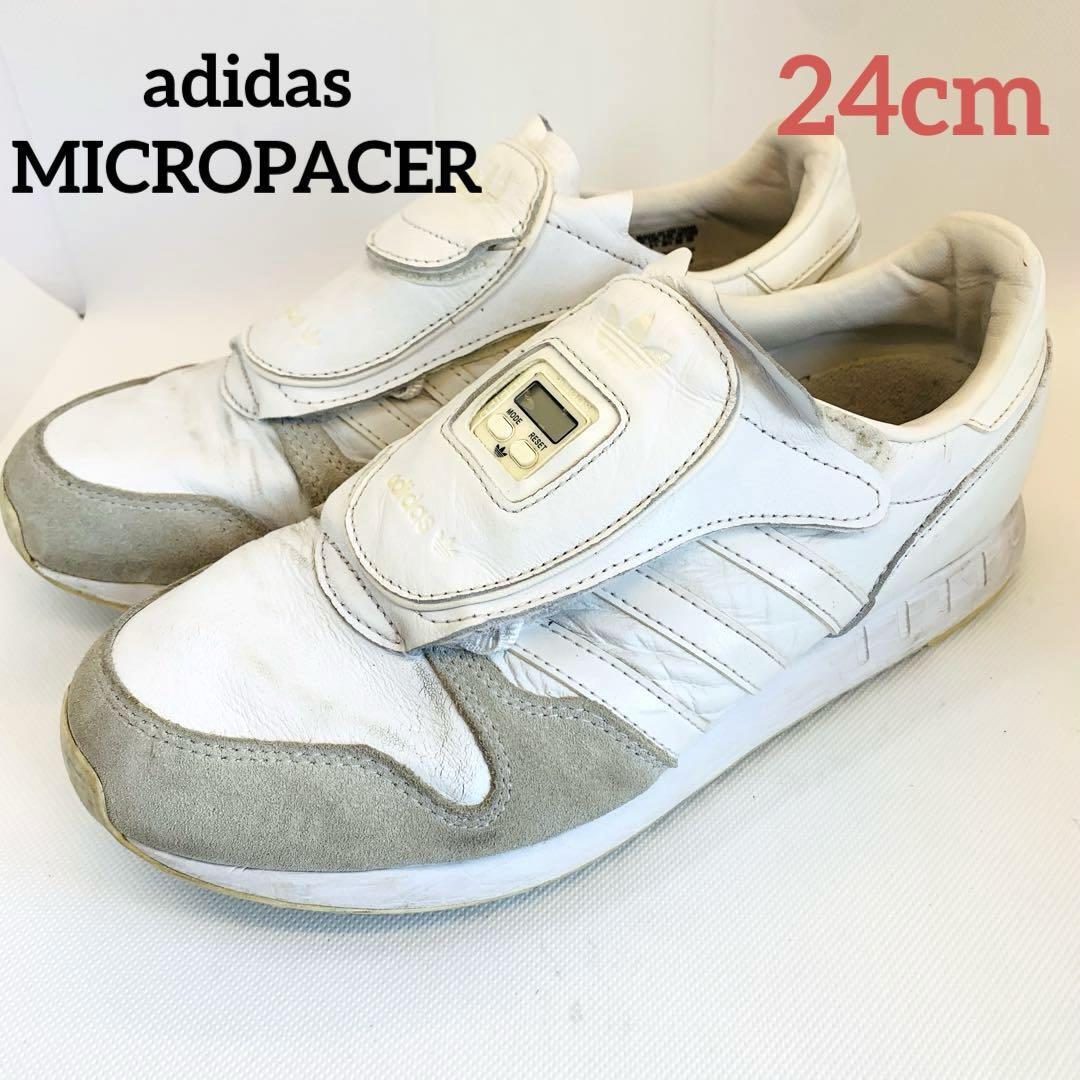 adidas×HYKE マイクロペーサー　スニーカー　24cm 白　ランニング 3879 0059408