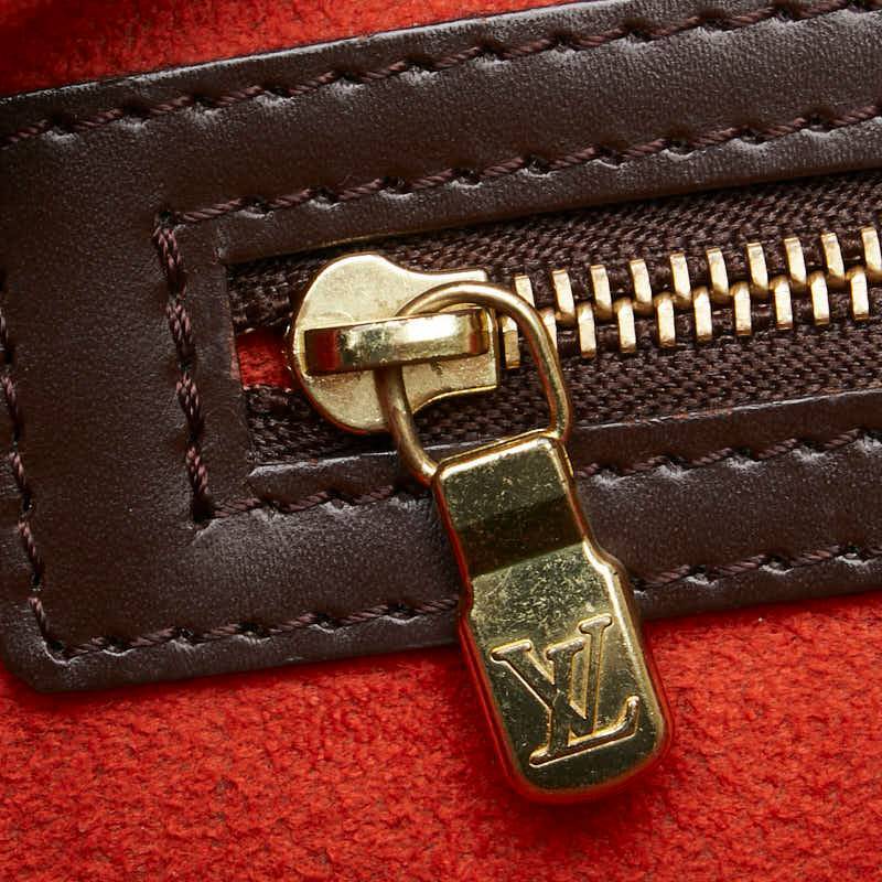 美品 ルイヴィトン マノスクPM ダミエ N51121 ショルダー かごバッグ ブラウン Louis Vuitton【送料無料】【三田店】