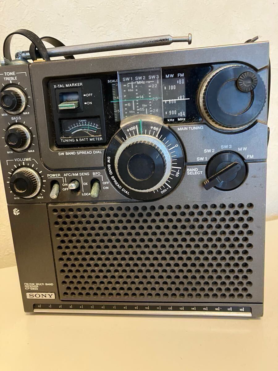 SONY ICF-5900 ラジオ マルチバンドレシーバー スカイセンサー 5 SONY ICF-5900 ラジオ マルチバンドレシーバー スカイセンサー 5