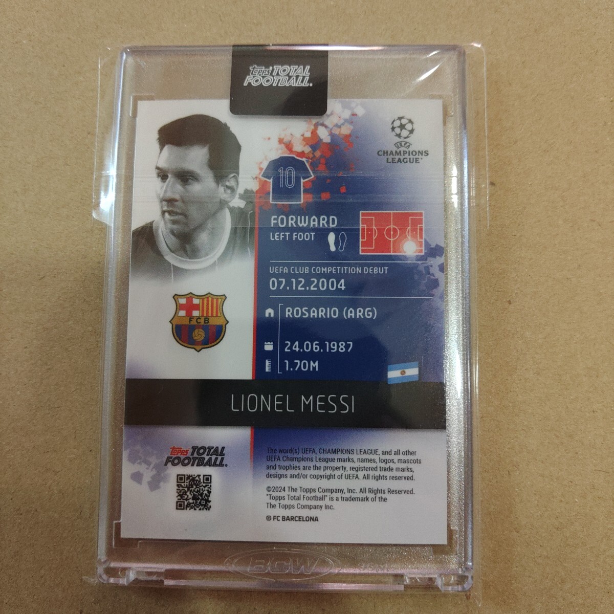2024/25 topps TOTAL FOOTBALL #926 LIONEL MESSI【リオネル 2024/25 topps TOTAL FOOTBALL #926 LIONEL MESSI【リオネル