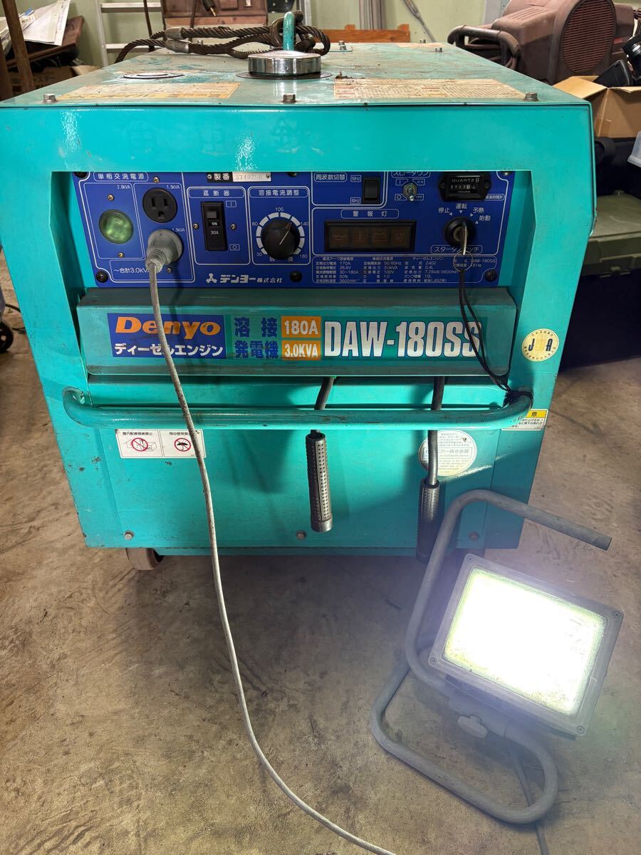 動作確認済み!!デンヨー 発電機 エンジン溶接機 エンジン 動作確認済み!!デンヨー 発電機 エンジン溶接機 エンジン