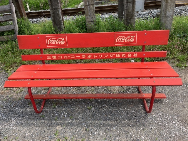 ☆希少!木製!当時物!☆Coca-Cola☆コカ・コーラ☆木製ベンチ ☆希少!木製!当時物!☆Coca-Cola☆コカ・コーラ☆木製ベンチ