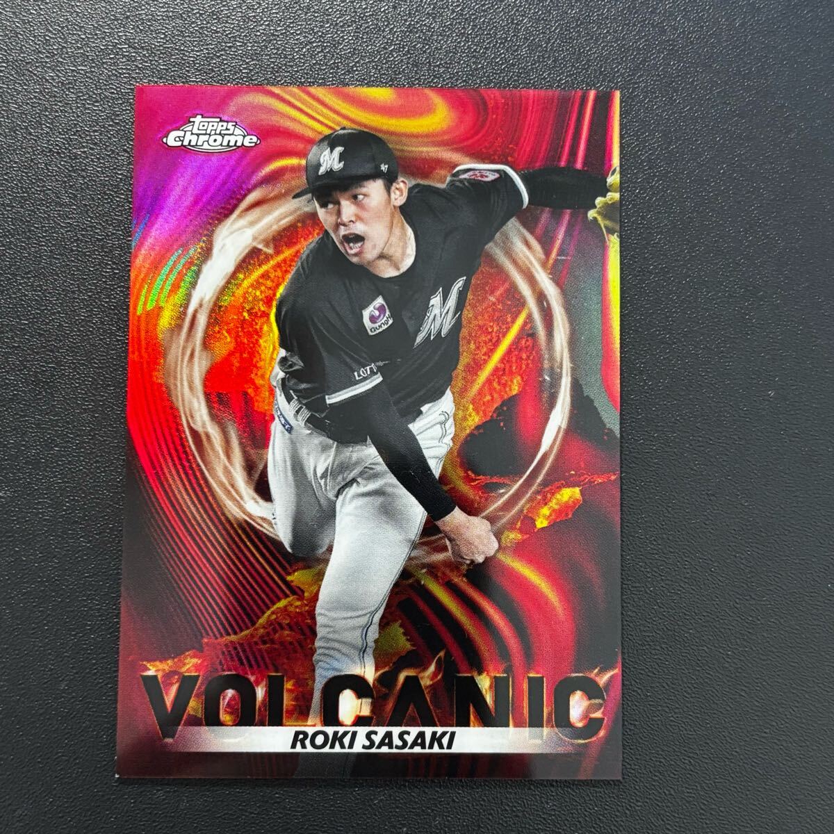 佐々木朗希 2023 Topps Chrome NPB VOLCANIC インサート 千葉 佐々木朗希 2023 Topps Chrome NPB VOLCANIC インサート 千葉