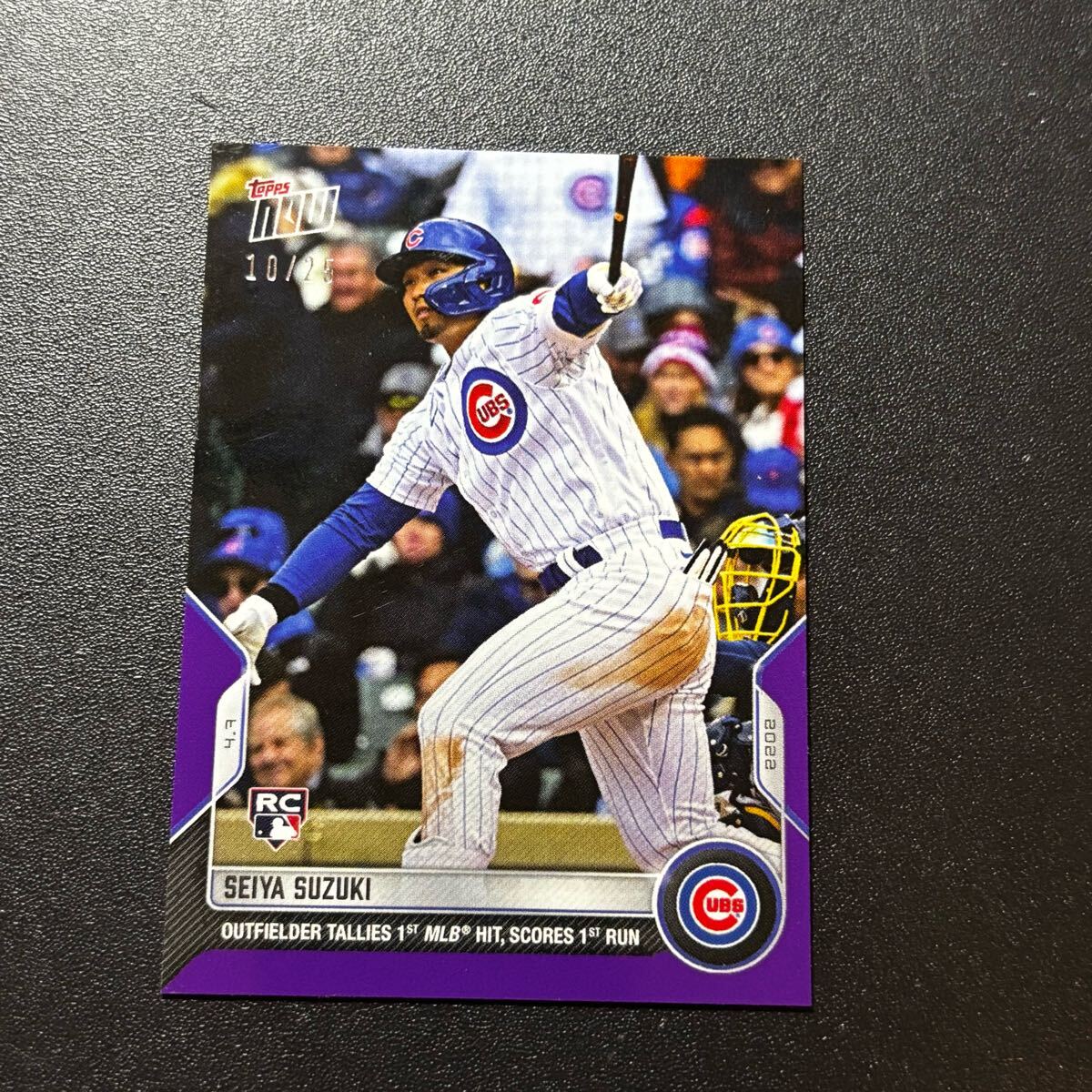 25枚限定 鈴木誠也 2022 Topps Now PURPLE パラレル ルーキー 25枚限定 鈴木誠也 2022 Topps Now PURPLE パラレル ルーキー