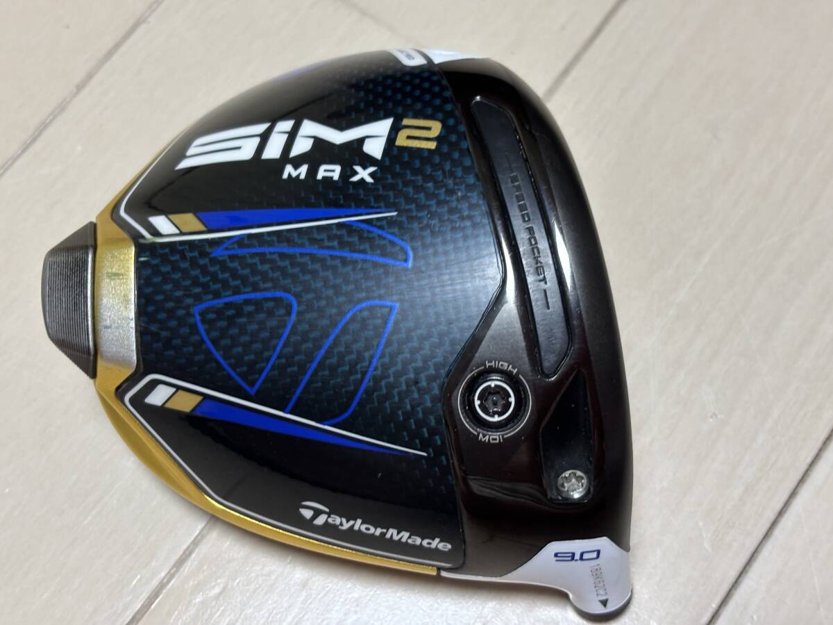 テイラーメイド SIM2MAX 9.0 ヘッドカバー付き ヘッドのみ テイラーメイド SIM2MAX 9.0 ヘッドカバー付き ヘッドのみ