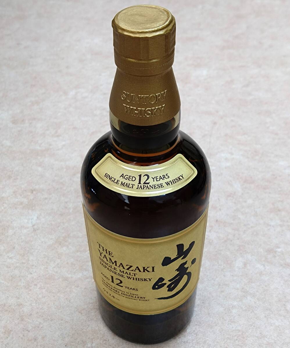 福島県内発送☆未開栓 SUNTORY WHISKY 山崎 12年 シングルモルト
