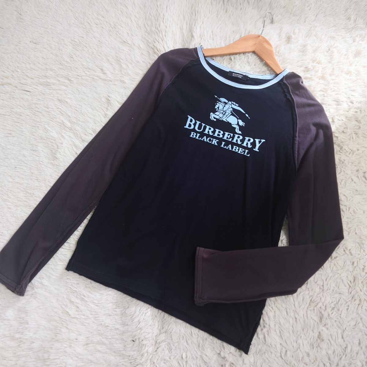 1円〜】バーバリーブラックレーベル BURBERRY BLACK LABEL 長袖T 1円〜】バーバリーブラックレーベル BURBERRY BLACK LABEL 長袖T