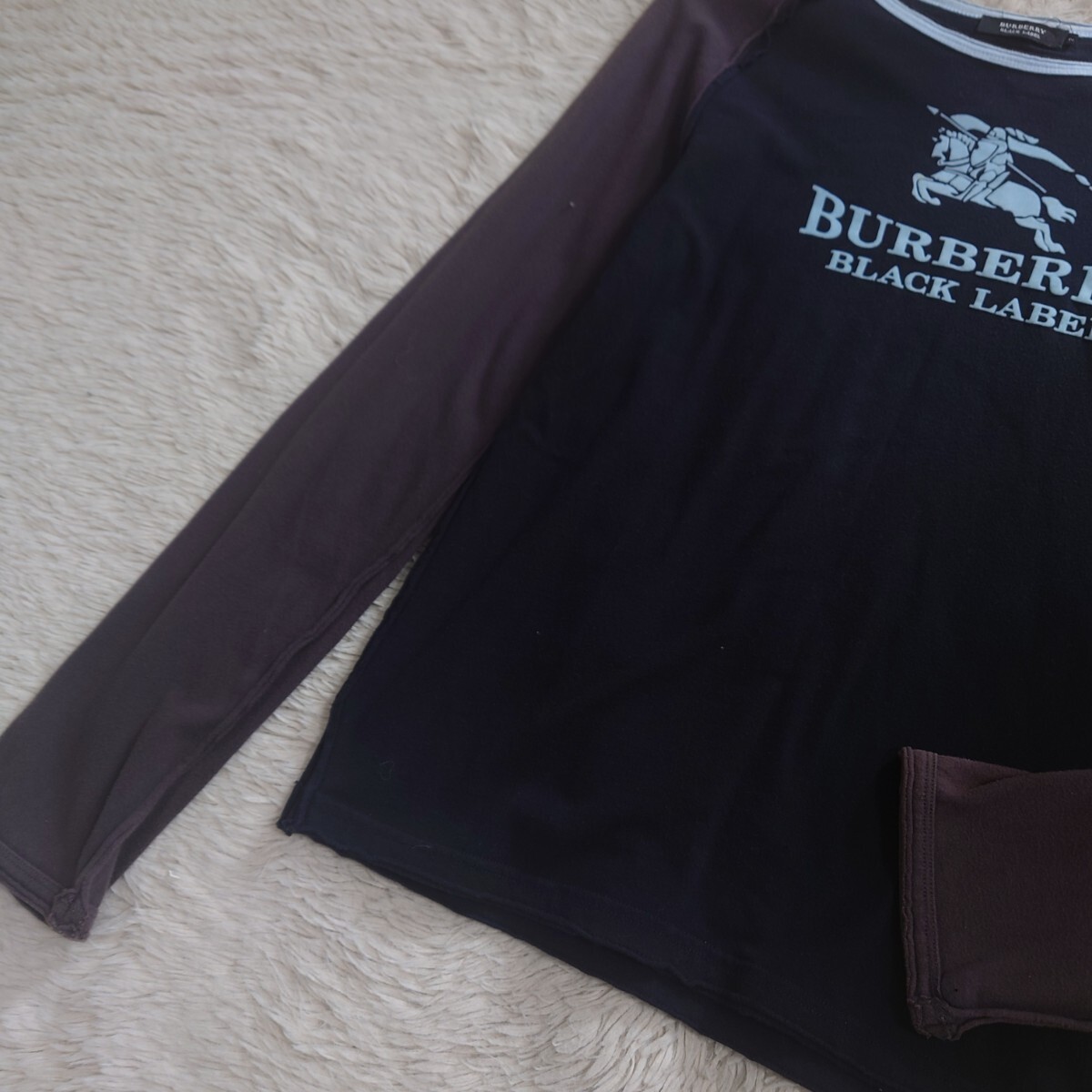 1円〜】バーバリーブラックレーベル BURBERRY BLACK LABEL 長袖T 1円〜】バーバリーブラックレーベル BURBERRY BLACK LABEL 長袖T
