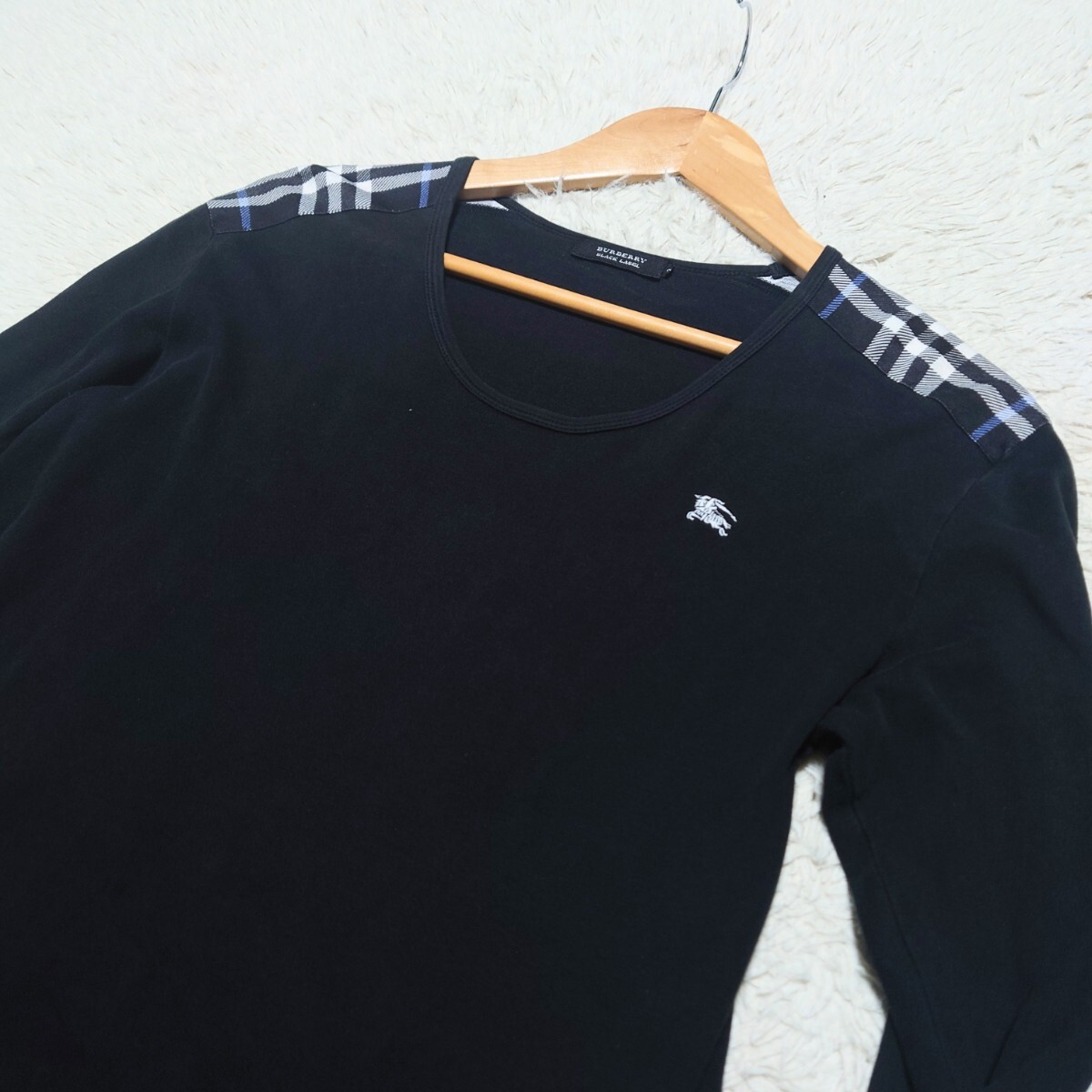 1円〜】バーバリーブラックレーベル BURBERRY BLACK LABEL 長袖T 1円〜】バーバリーブラックレーベル BURBERRY BLACK LABEL 長袖T