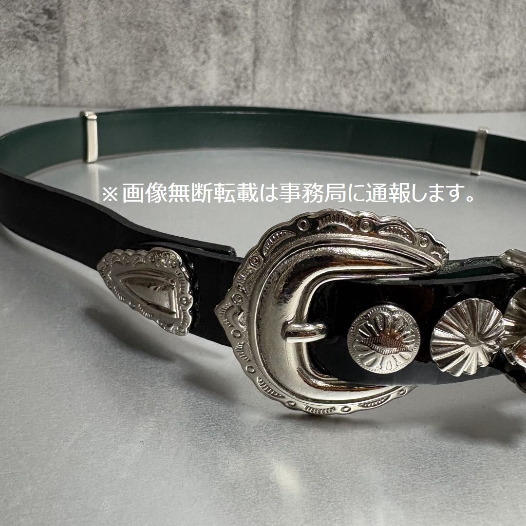 TOGA PULLA ブラックベルト トーガ シルバー ブレスレット ☆ トーガ プルラ 装飾 シルバー 金具 レザー ベルト