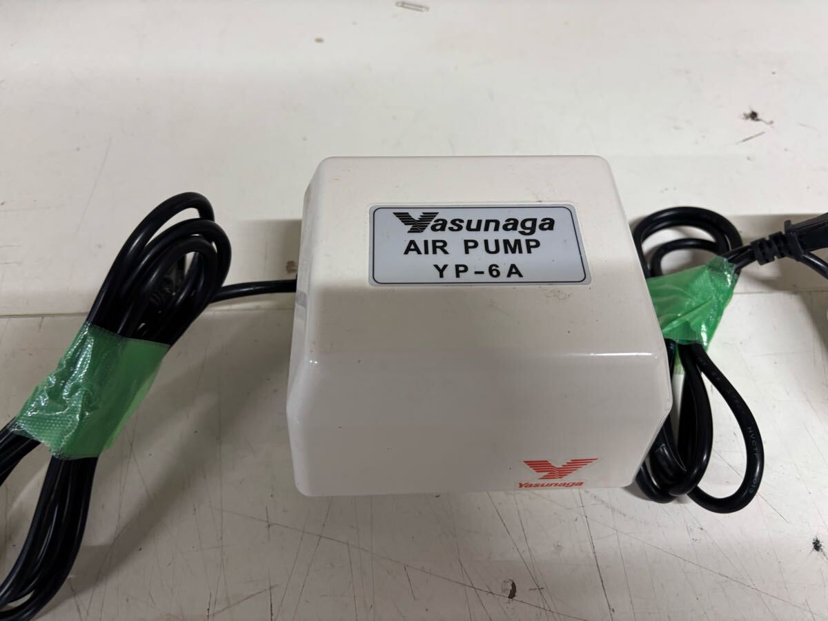 安永エアポンプ　YP-6A 1點(diǎn)のお値段です　動(dòng)作品　送料無料　 エアポンプ エアーポンプ 安永