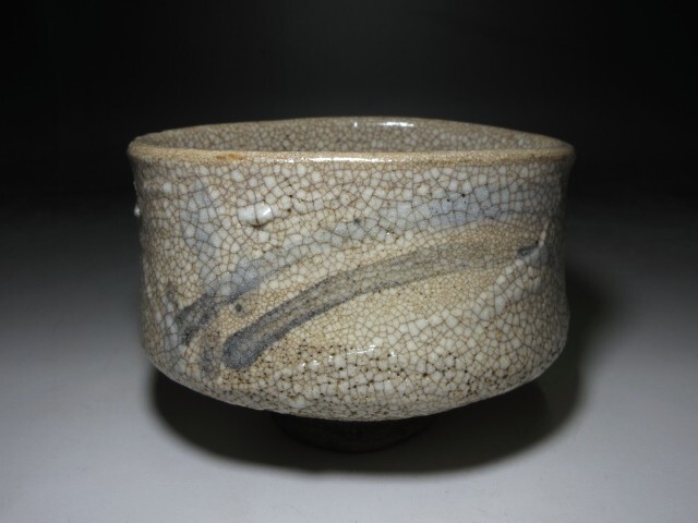 ◇時代◇古志野 大茶碗◇時代桐箱◇美濃焼 絵志野 沓茶碗◇(志野 ◇時代◇古志野 大茶碗◇時代桐箱◇美濃焼 絵志野 沓茶碗◇(志野