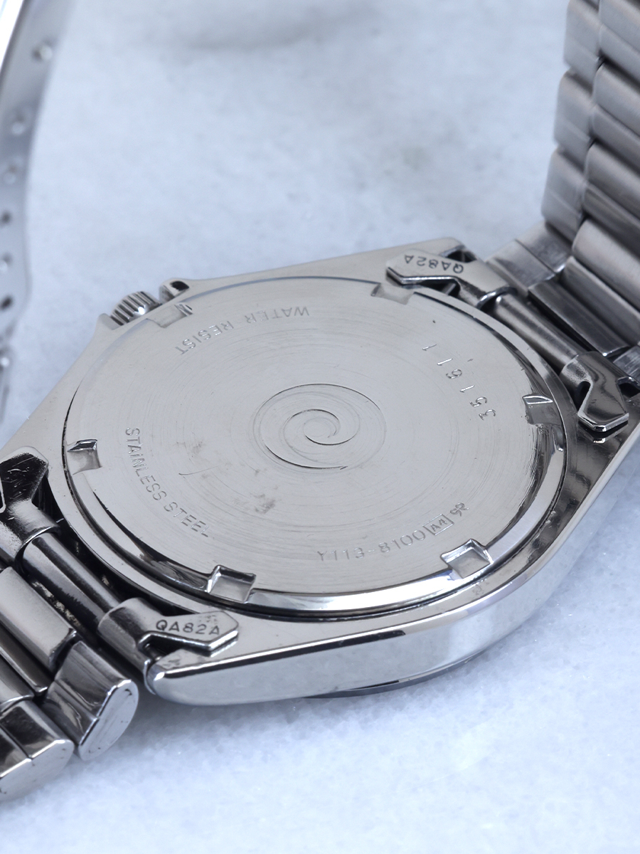 SEIKO ALBA セイコー アルバ Y113-8100 クォーツ式腕時計 ガラス交換済み 洗浄済み