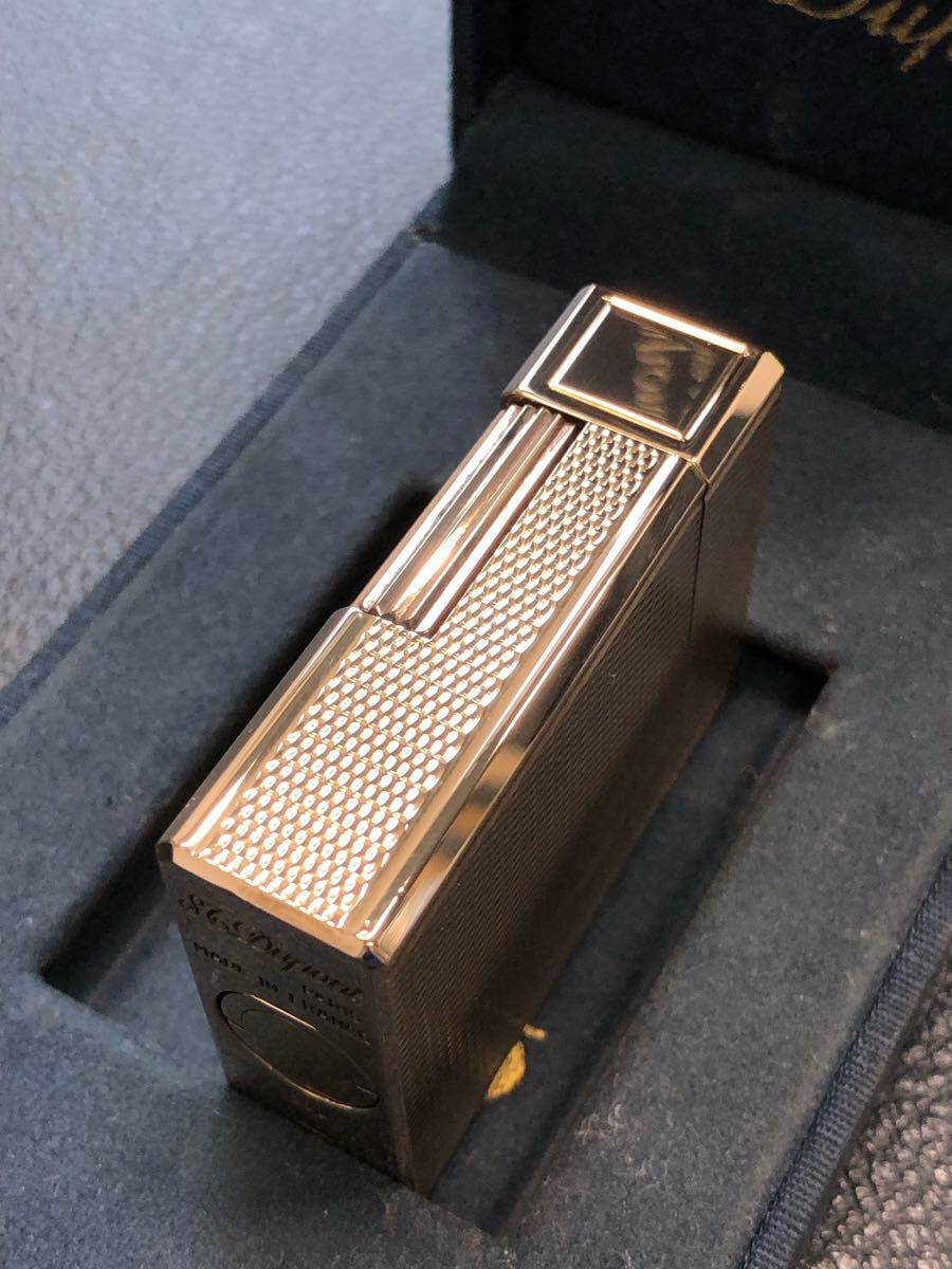 DuPont デュポン ガスライター ライン1 ゴールドカラー 箱付き