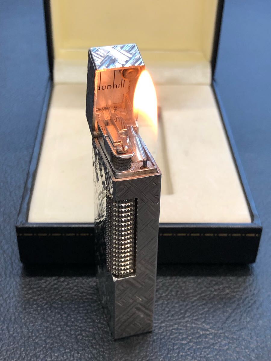 Dunhill ダンヒル ガスライター シルバー 箱付き 綺麗です
