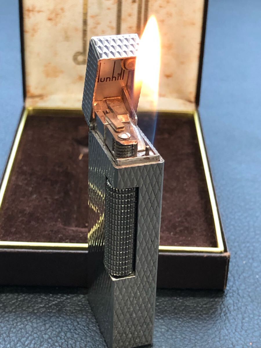 Dunhill ダンヒル ガスライター シルバー 箱付き(ダンヒル