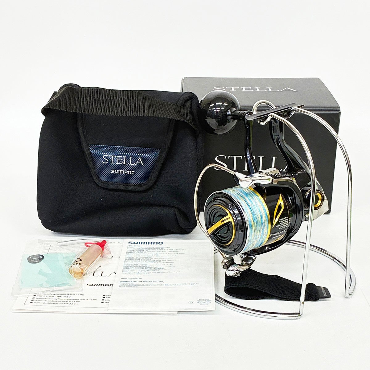 美品 shimano シマノ 20 STELLA ステラ SW6000HG 箱 収納袋付き 美品 shimano シマノ 20 STELLA ステラ SW6000HG 箱 収納袋付き