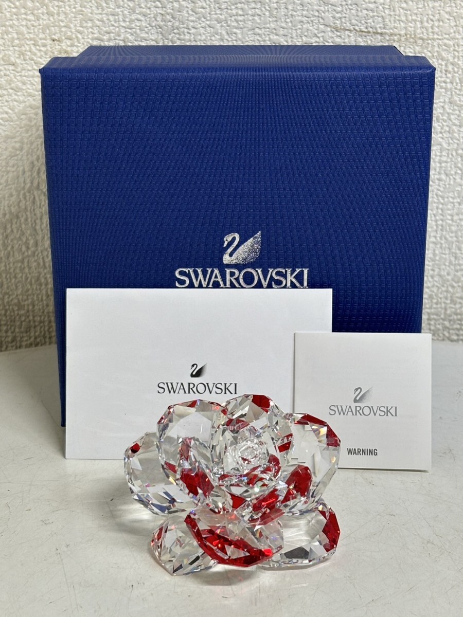 SWAROVSKI スワロフスキー 5249251 バラの花 薔薇 レッド/クリア SWAROVSKI スワロフスキー 5249251 バラの花 薔薇 レッド/クリア