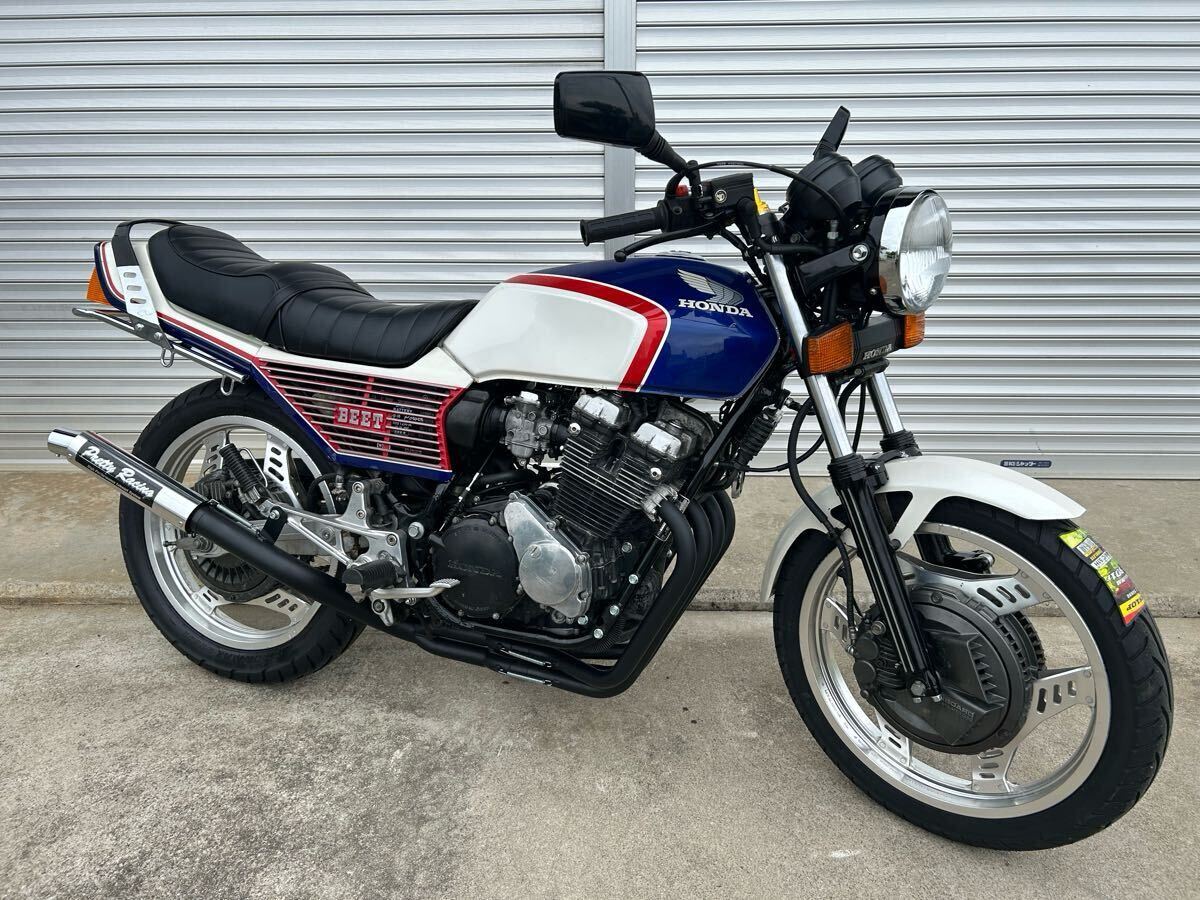 CBX550F 1型青白カラー 車検3年付き タイヤ前後新品 動画有り CBX550F 1型青白カラー 車検3年付き タイヤ前後新品 動画有り