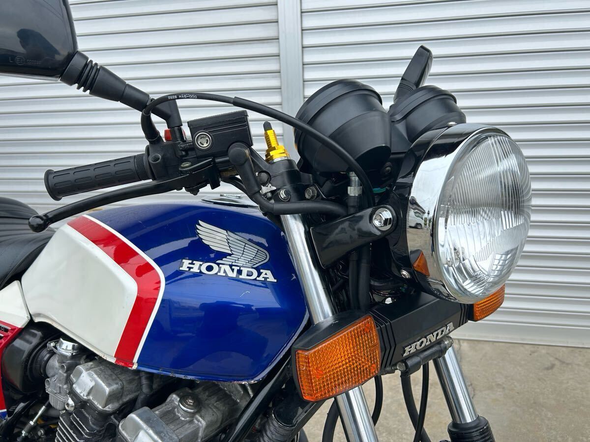 CBX550F 1型青白カラー 車検3年付き タイヤ前後新品 動画有り CBX550F 1型青白カラー 車検3年付き タイヤ前後新品 動画有り