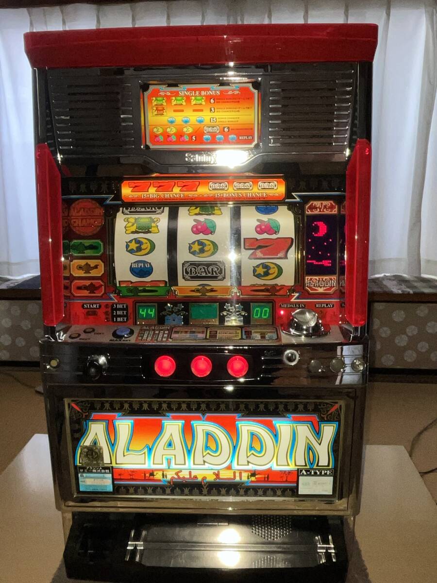 サミー 4号機 アラジンA メダル不要機 家庭用電源対応(パチスロ サミー 4号機 アラジンA メダル不要機 家庭用電源対応(パチスロ