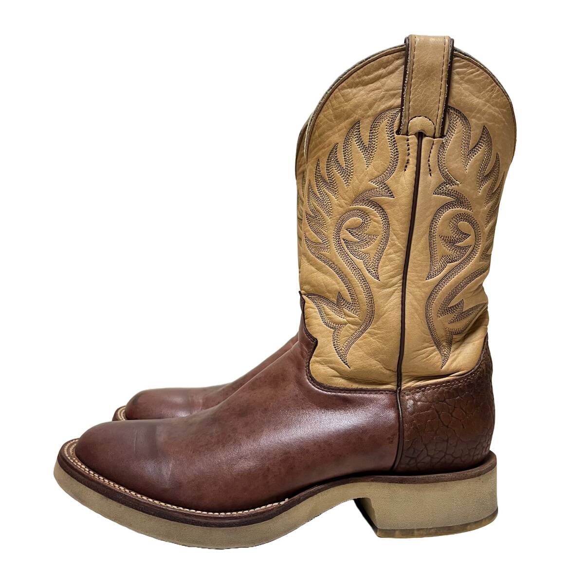 ヴィンテージ Justin Boots レザー ローパーブーツ ウエスタン ヴィンテージ Justin Boots レザー ローパーブーツ ウエスタン