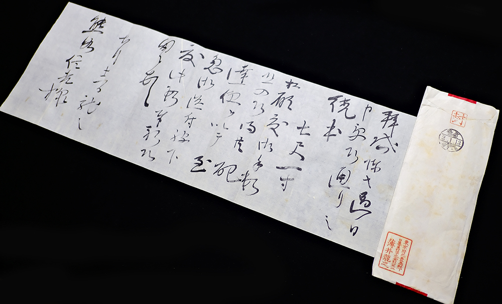 CS4622>【真作】薄井龍之 肉筆書簡2通/幕末-明治時代の尊攘 CS4622>【真作】薄井龍之 肉筆書簡2通/幕末-明治時代の尊攘