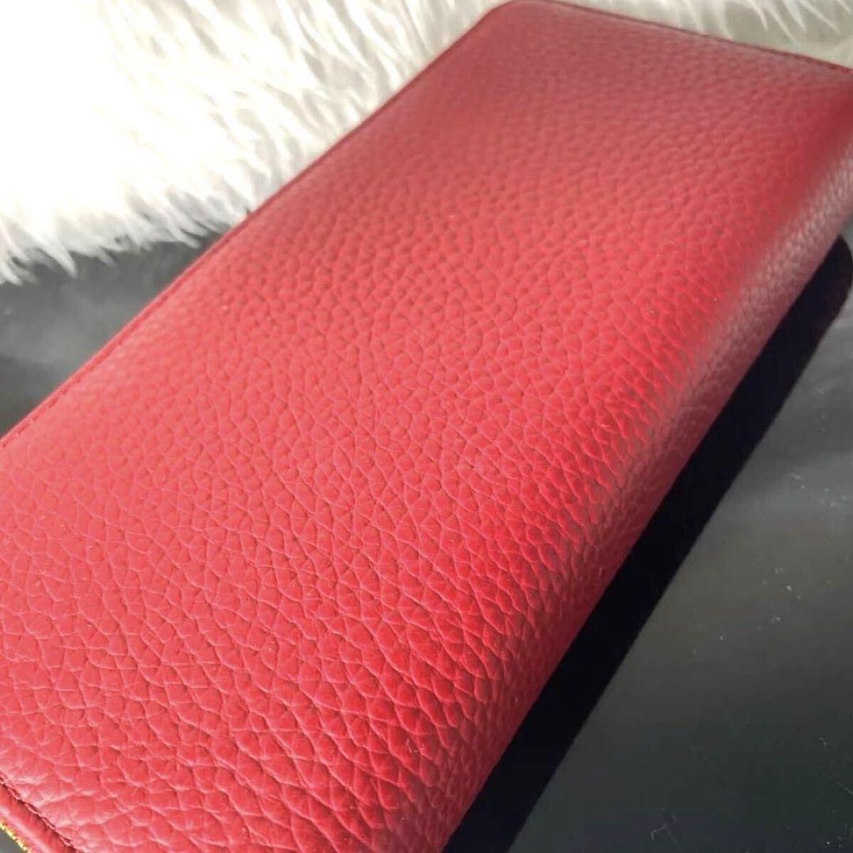 未使用 即日発送 本革 長財布 財布 レディース赤 レッド箱付き 未使用 即日発送 本革 長財布 財布 レディース赤 レッド箱付き