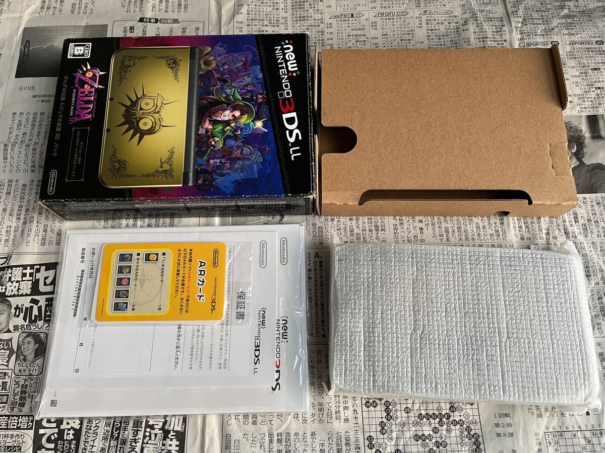 美品 Newニンテンドー 3DS LL ゼルダの伝説 ムジュラの仮面 3D