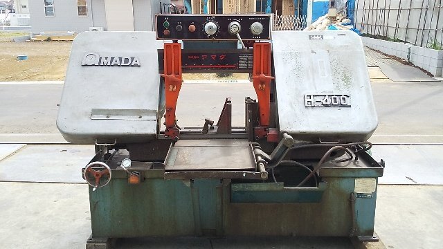 AMADA アマダ バンドソー H-400 50Hz 三相200V ※ジャンク品 AMADA アマダ バンドソー H-400 50Hz 三相200V ※ジャンク品
