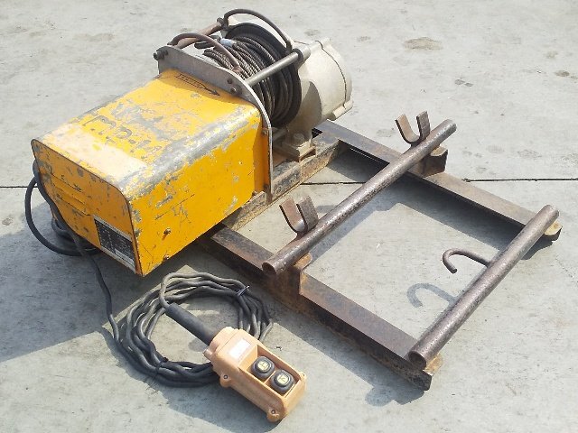 1円スタート!) ミツヤ 荷揚げ機 荷揚機 電動ウインチ パワー 1円スタート!) ミツヤ 荷揚げ機 荷揚機 電動ウインチ パワー