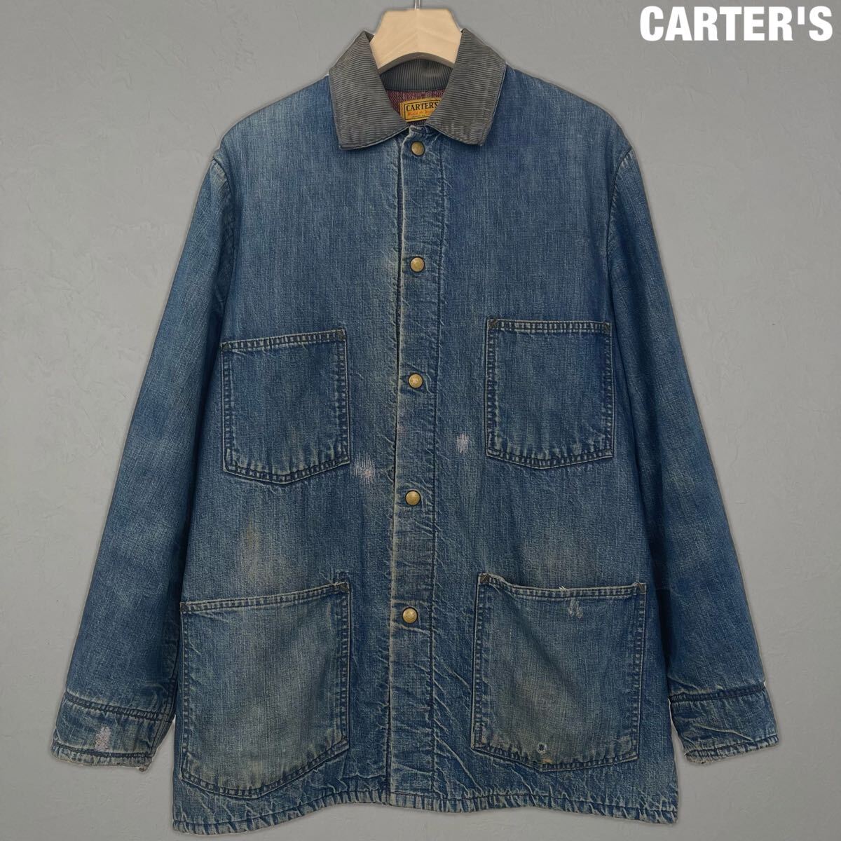 CARTER'S 50s 60s ビンテージ デニム カバーオール USA製 CARTER'S 50s 60s ビンテージ デニム カバーオール USA製