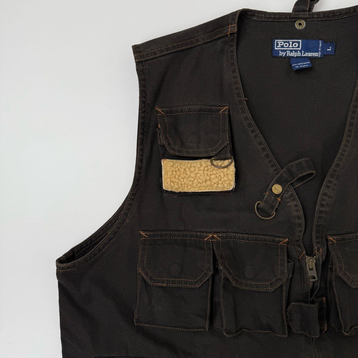 希少 Polo Ralph Lauren 90s ビンテージ フィッシングベスト 希少 Polo Ralph Lauren 90s ビンテージ フィッシングベスト