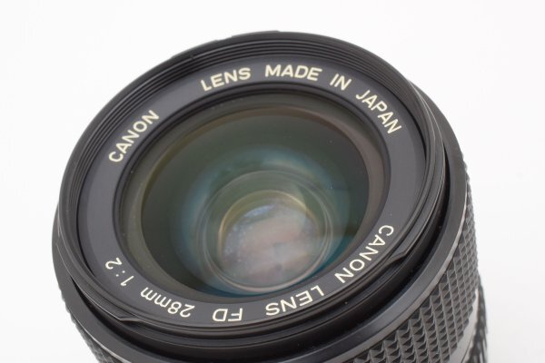 ★くもりあり品★ キャノン NEW FD 28mm F2 #19274 ☆くもりあり品☆ キャノン CANON NEW FD 28mm F2 #19274