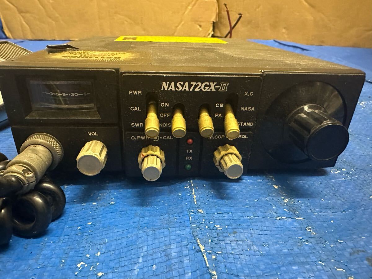 NASA NASA72GX-Ⅱ CB無線機 28mhz用? 未確認 ジャンク扱い NASA NASA72GX-Ⅱ CB無線機 28mhz用? 未確認 ジャンク扱い