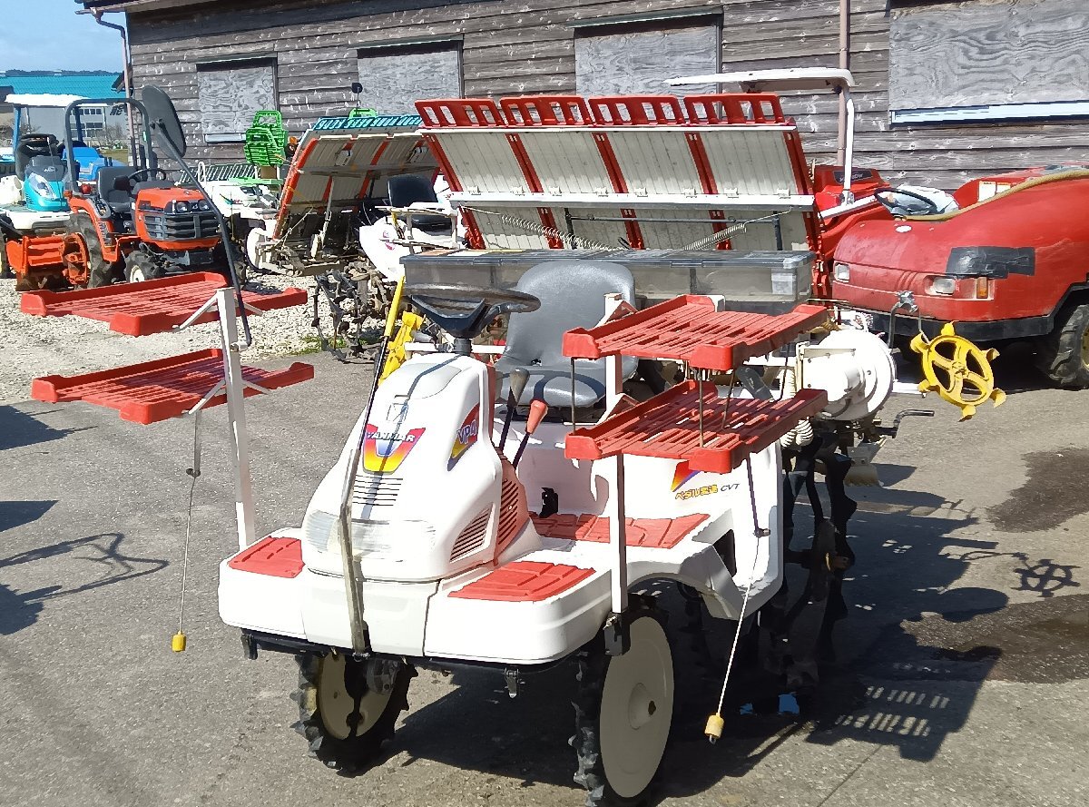 石川)ヤンマー 乗用田植機 VP4 高速ニューすこやか 施肥機 散布 石川)ヤンマー 乗用田植機 VP4 高速ニューすこやか 施肥機 散布