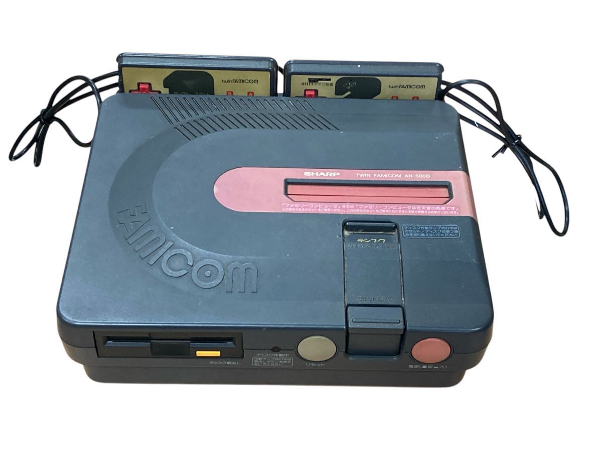 【500円引きクーポン】 ジャンク品【SHARP】シャープ ツインファミコン AN-500B TWIN 本体