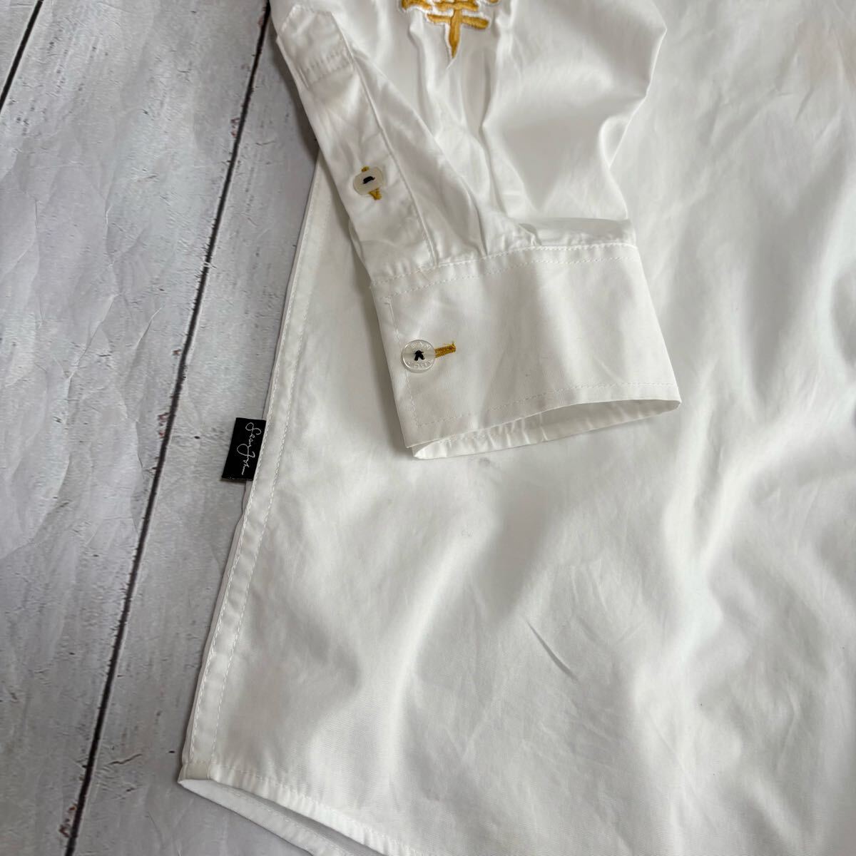 Sean John ショーンジョン 喧嘩上等 刺繍 長袖シャツ XXLサイズ_画像8